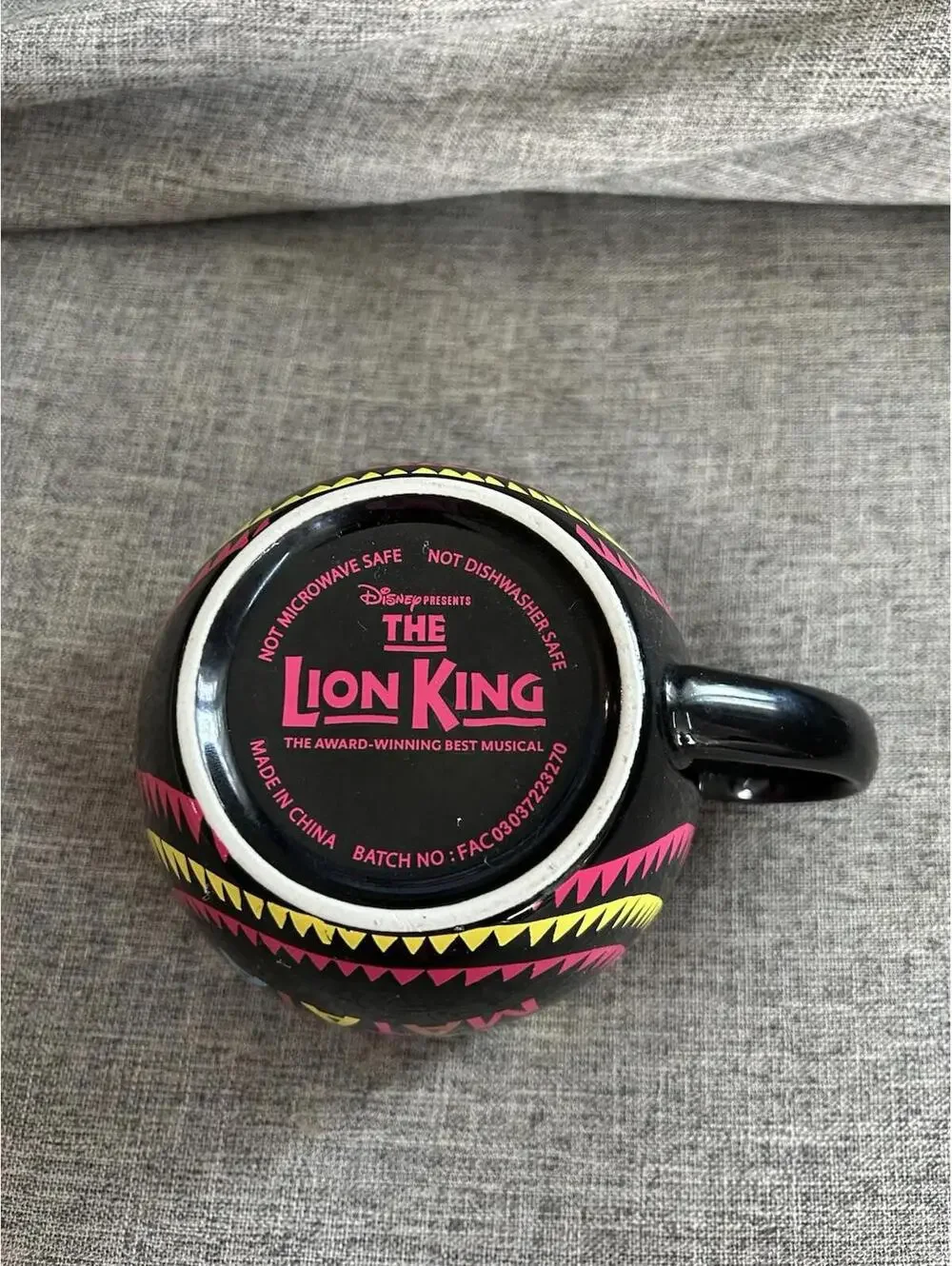 Disney The Lion King Musical Hakuna Matata Coffee Mug